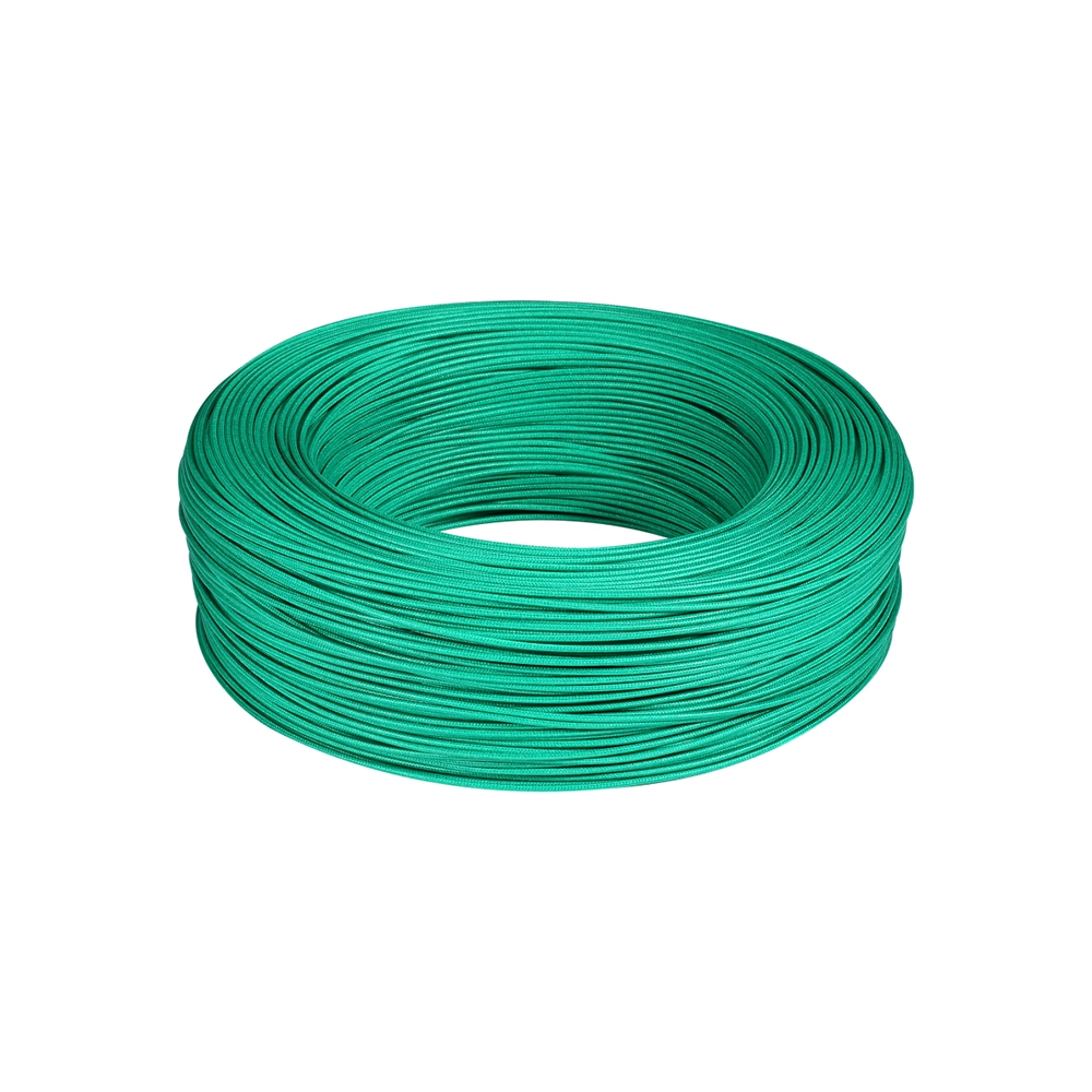 Awm3215 Silicone Rubber 18AWG 200c 600V FT2 7/0.39 Green Color