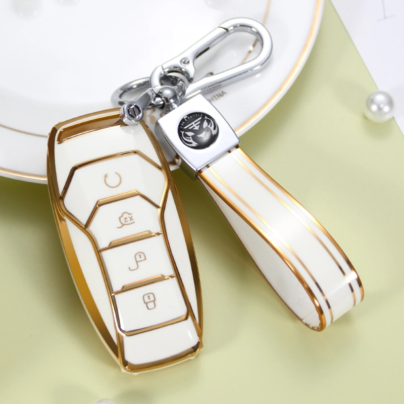 Hot Sales Soft TPU Car Key Cover Holder para BYD