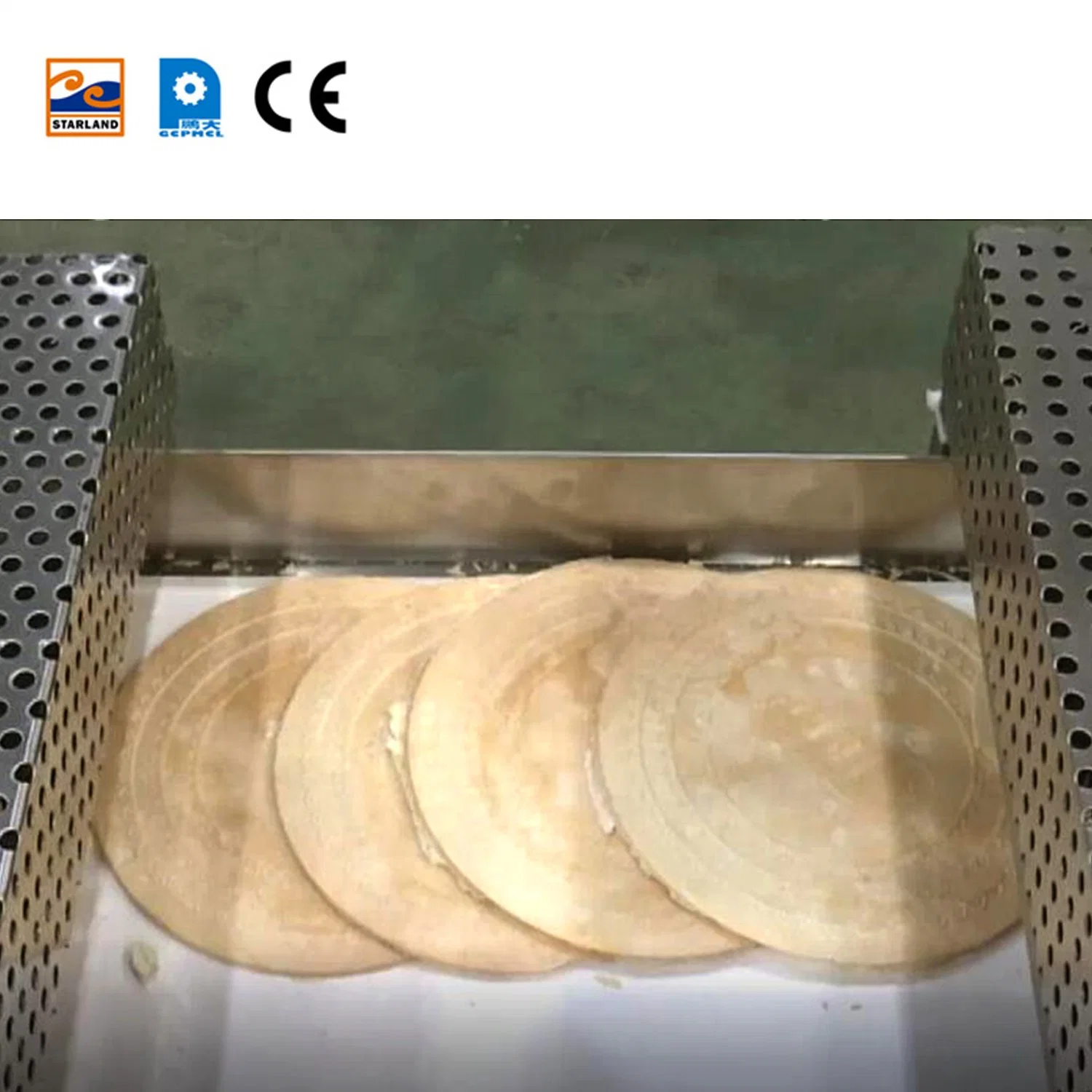 Alta capacidade de produção Automática, Grande Biscoito Wafer linha de produção de aço inoxidável Material.