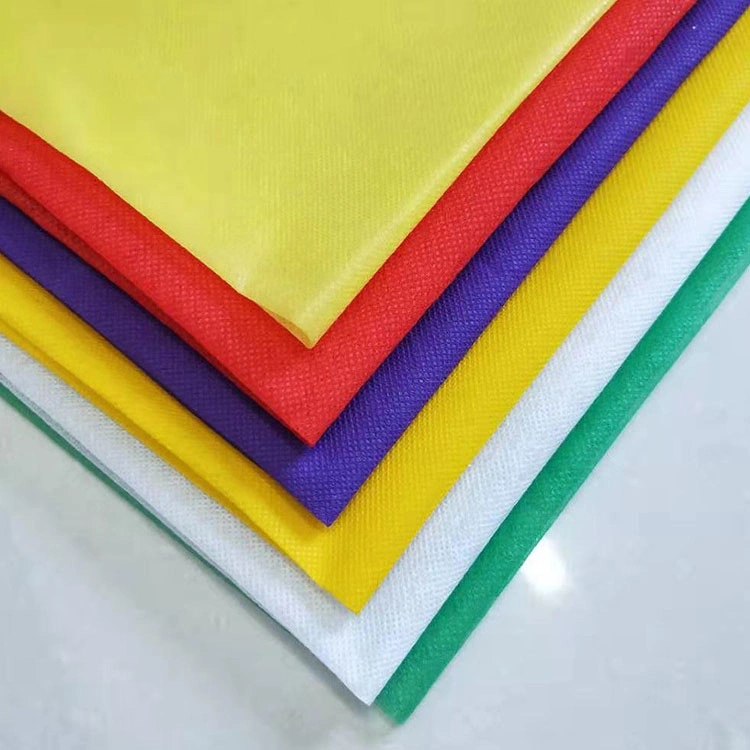 100% Polypropylene Non Woven Fabric Used for Eco Bags Artificial Leather Base Cloth