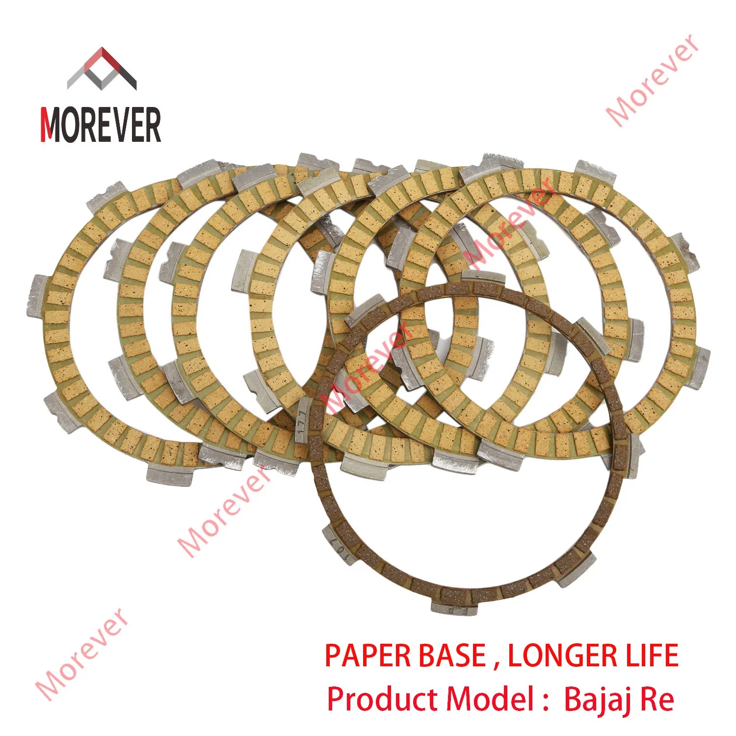 Bajaj Motorcycle Parts Paper Base Clutch Disc Friction Plate Auto Rickshaw