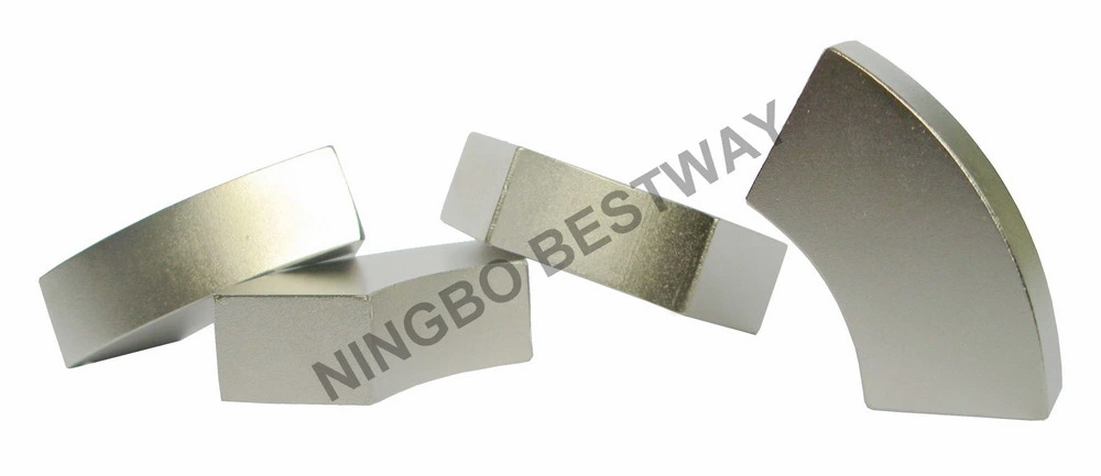 Permanent Neodymium Wedge Tiles Magnets Rare Earth Mini Arc Segment