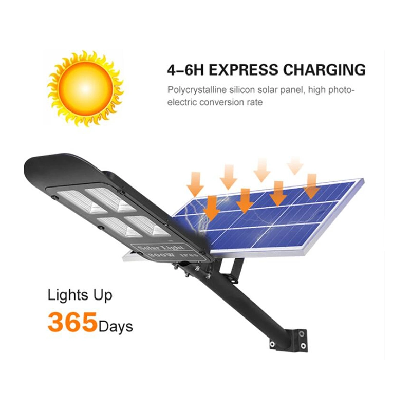 Outdoor Solar Garden Energy System Lithium Batterie Getrennt Straßenbeleuchtung Lampe Beleuchtung Dekoration Energiesparen Home Produkte Street Sensor Lampen