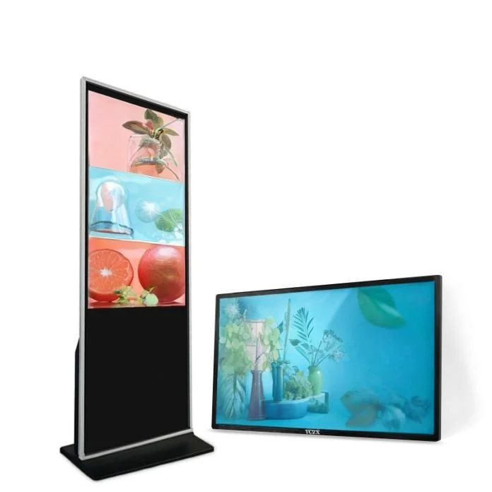 58 Inch Cheap Price Black Screen USB Infrared Shopping Mall Advertising Kiosk