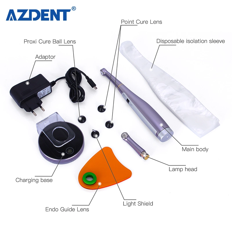 CE Approved Azdent Wireless Dental Light Cure/ Dental LED Curing Light