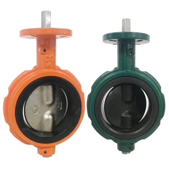 Pn16 8 Inch Wafer Butterfly Valve Ci Di Body with Handle