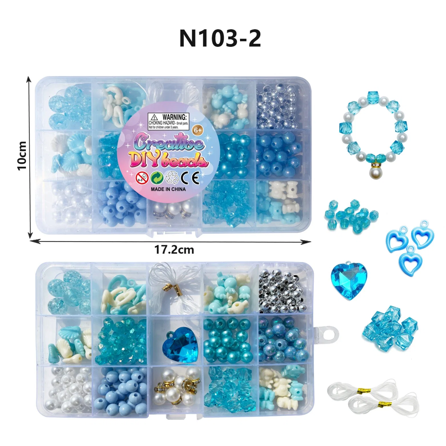 Colourful Bead Jewelry Set Birthday Gifts Promotional Toys Educational Toys