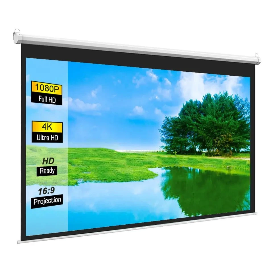 180" Inch Electric Motorised Projector Screen Home Theatre HD Projection