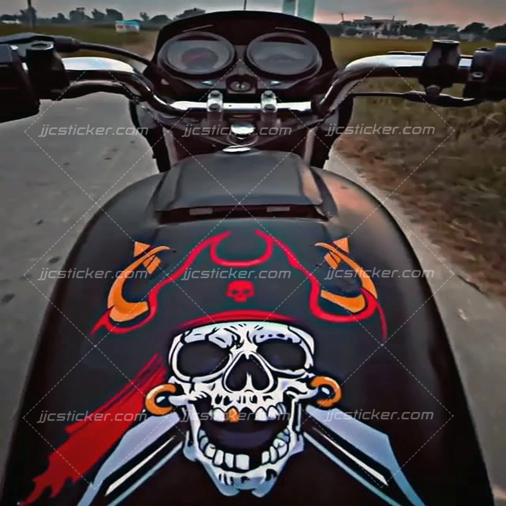 Decal Customized Wholesale/Supplier Accessories Vinyl Motorcycle Fuel Tank Stickers