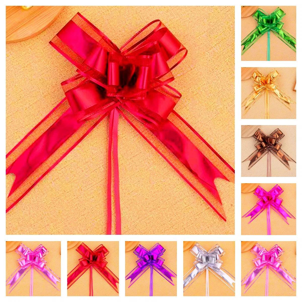 Pull Bow Gift Ribbons Flower Gift Decoration Butterfly Bow