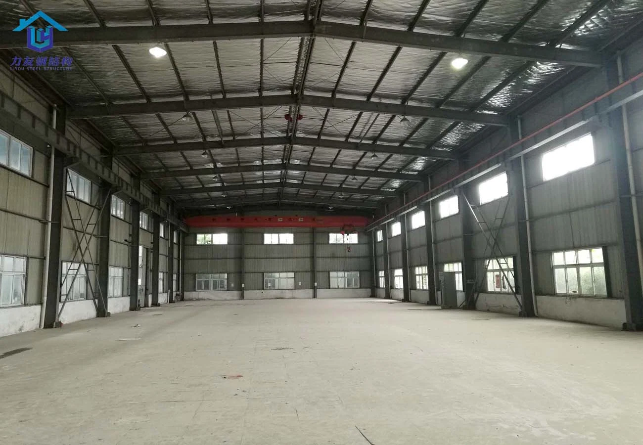 Popular Galvanized Painted Shed Metal Construction Prefab/Prefabricated Steel Structure Storage Building