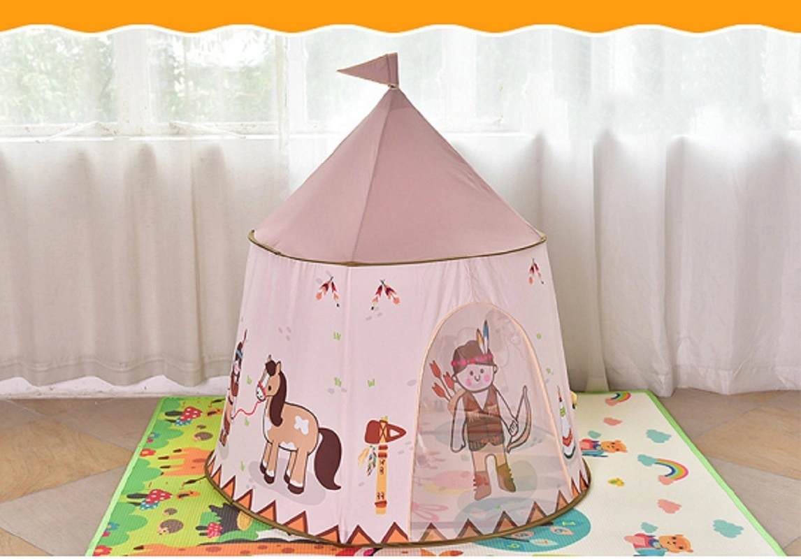 Indian Kiddie Tent Large Children Collapsible Game House Indoor Outdoor Portable Pop up Tent Wbb16354