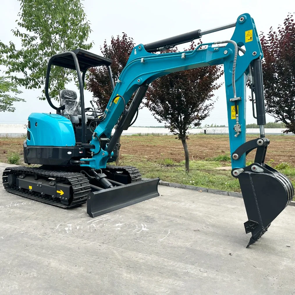 La Miniexcavadora 2,5 Ton utiliza orugas de goma 2,5ton Motores diesel respetuosos con el medio ambiente para ventas