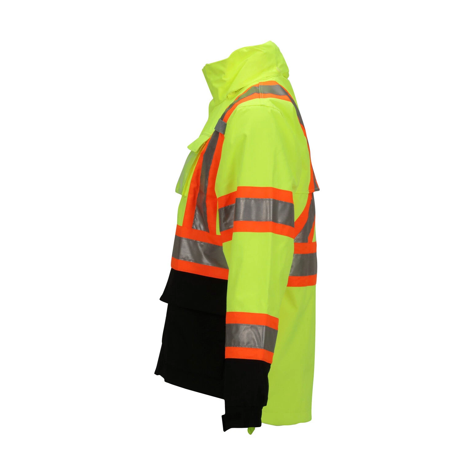 High Visibility Safety Shirt Herren High Reflective Workwear Regenmantel Regen Jacke