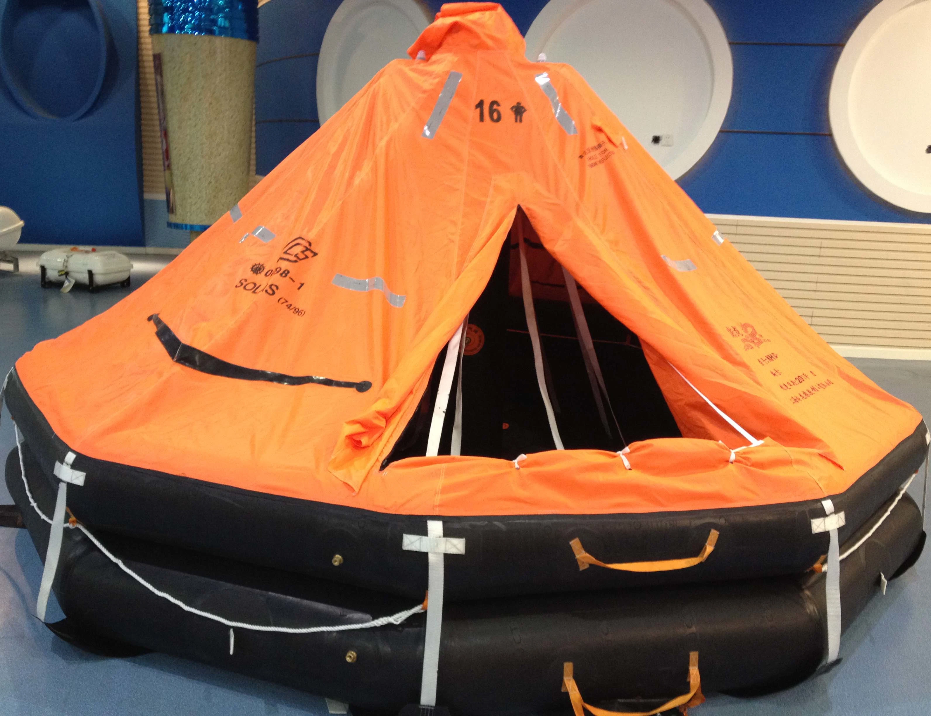 Solas Used Davit Launched Inflatable Life Raft