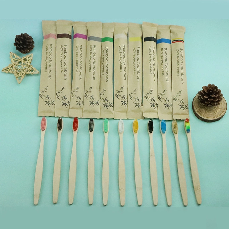 High quality/High cost performance  Cheap Custom Eco Friendly Biodegradable Travel Bamboo Toothbrush