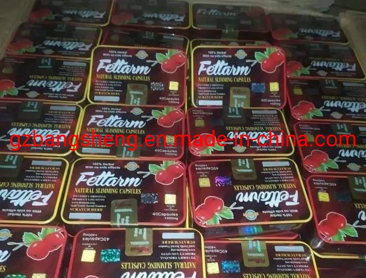 OEM Fettarm Weight Loss Capsules Slimming Capsules Long Iron Box