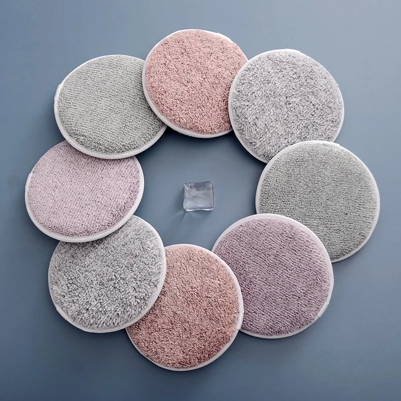 Wholsale Colorful Bamboo Cleansing Sponge Pad Makeup Pad Remover