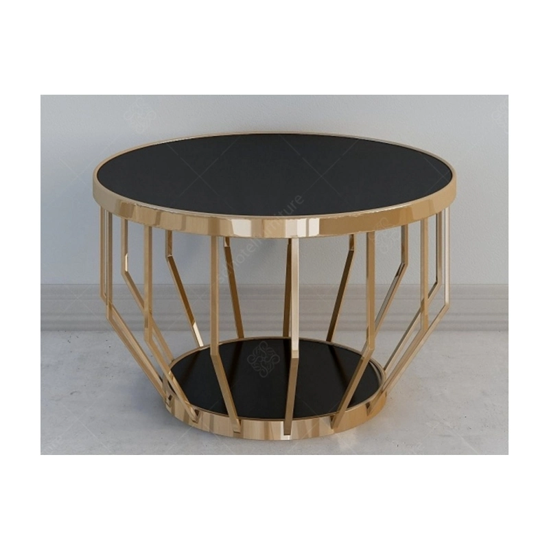 Foshan Manufacturer Wooden Hotel Coffee Table for Lobby Living Room