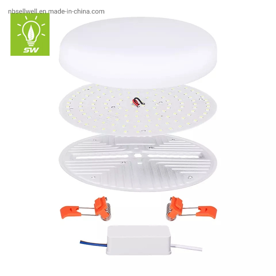 85-265V sans rebord intérieur Downlight encastré 3W 5W 7W 9W 12W 18W 24W IP20 surface ronde carrés Ceiling Lamp éclairage du panneau LED SMD Commerical 3000K 4200K 6500K