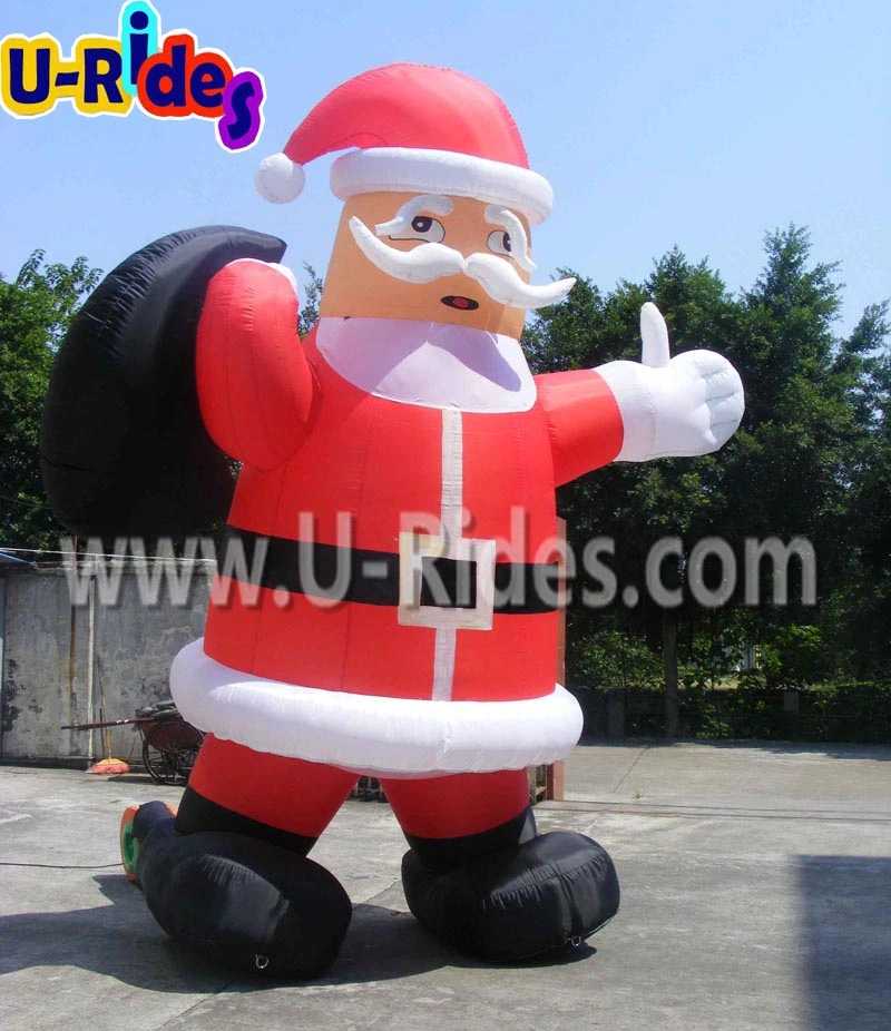 Navidad Santaman inflable para publicidad