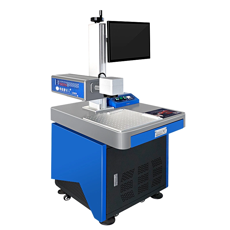 Máquina de gravura Viijet Codificação Máquina Impressora a laser de CO2 equipamento a laser para código de barras/Código QR gravura; embalagem