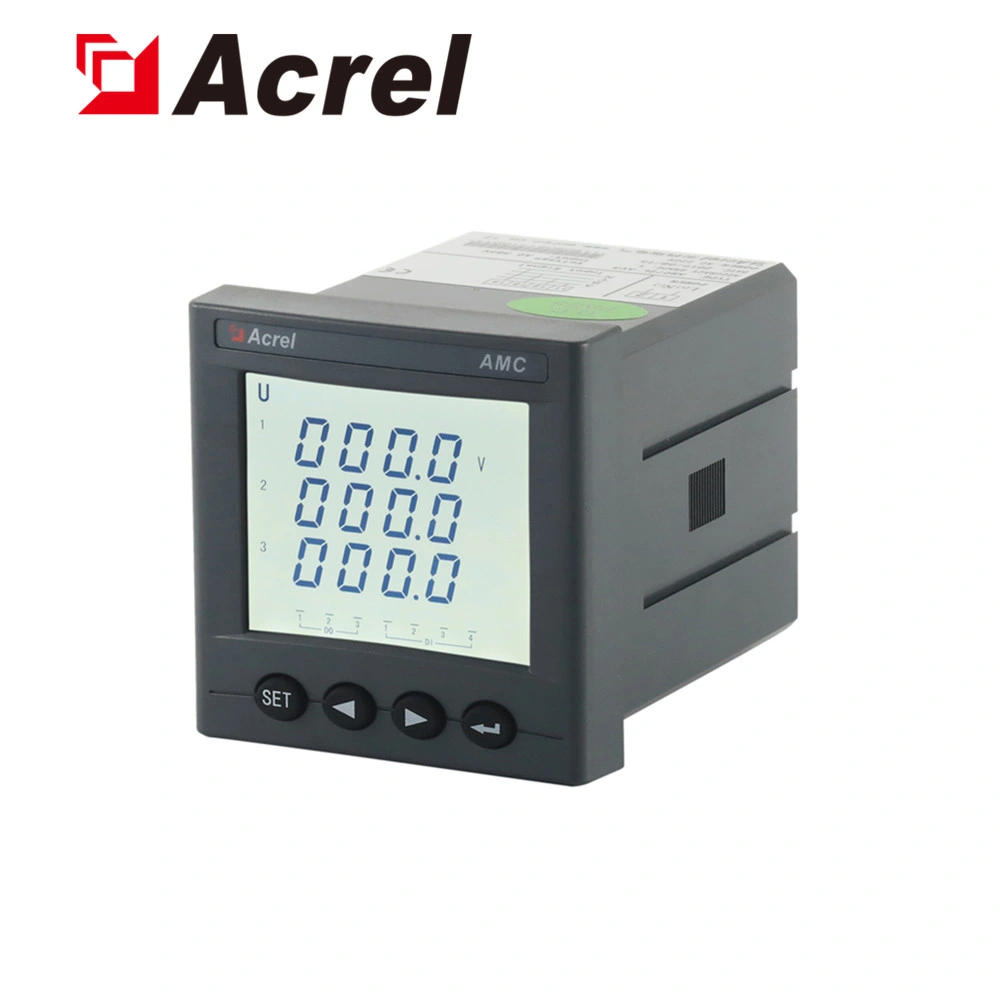 Acrel LCD programable CA trifásicos Voltímetro AMC72L-AV3