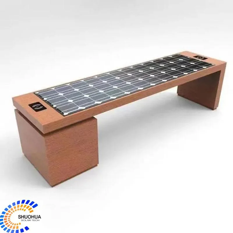 Smart Outdoor Urban Furniture Siège solaire à commande électrique avec lumière de publicité Box pour les fournisseurs chinois Relax