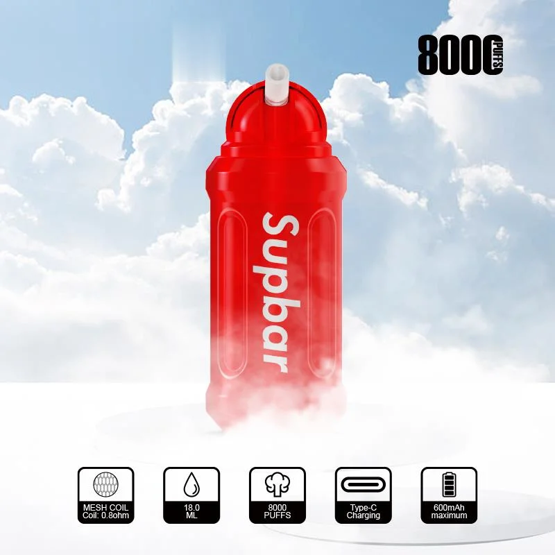 2023 Tendencias Supbar 8000 inhalaciones 600mAh Vape Pen Ecig Vape