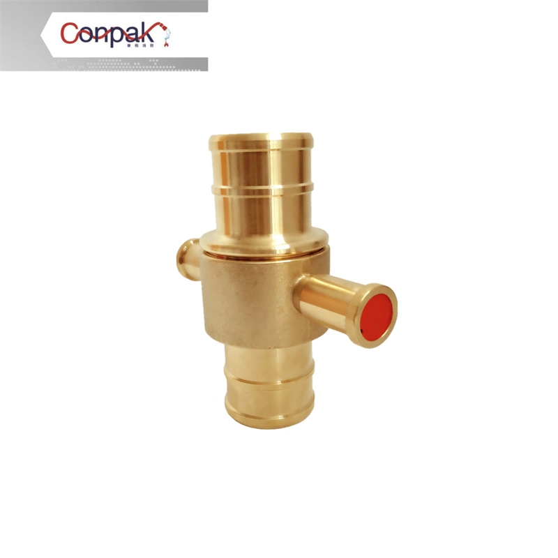 2.5inch BS336 Instantaneous Fire Hose Coupling in Brass Material