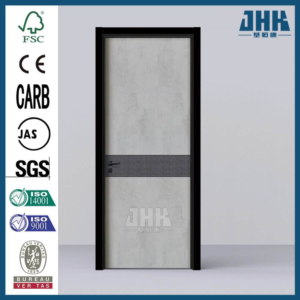 Jhk-F01-4 Prehung Smooth Sliding Bathroom Timber Flush Door Malaysia