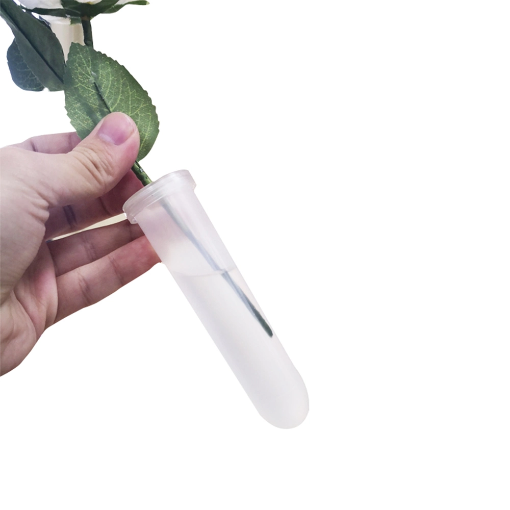 11.5cm Aquapics fleurs Transperant Stockage d'eau des tubes de plastique de la nutrition des conteneurs de l'eau pour les roses d'Anthuriums de sélection