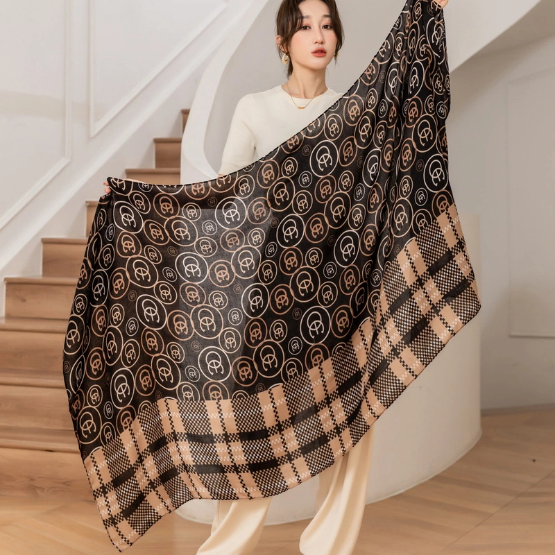 2023 Fashion Oversize High Copy Autumn Lightweight Printed Scarf