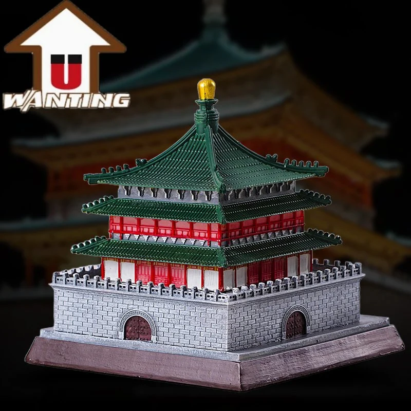 Promotional Gift Customized Xi'an Bell Tower Home Decoration Office Decor Furniture Ornament