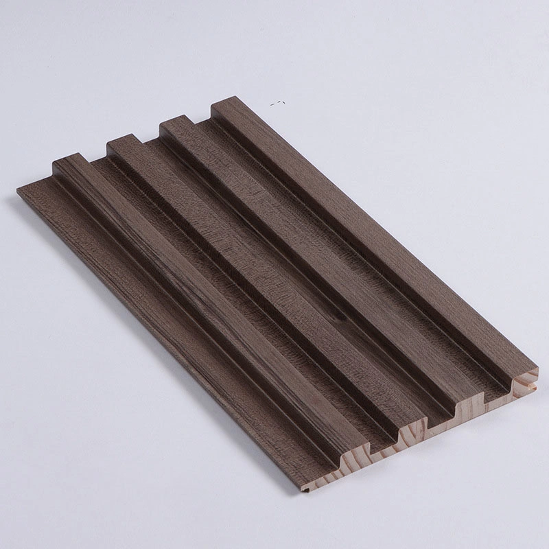 Eco-Friendly Cladding Panels Siding Interior Wall Interior Decoration 3D Fluted WPC Wall Panel Fluted Panels Wall Solid Wood