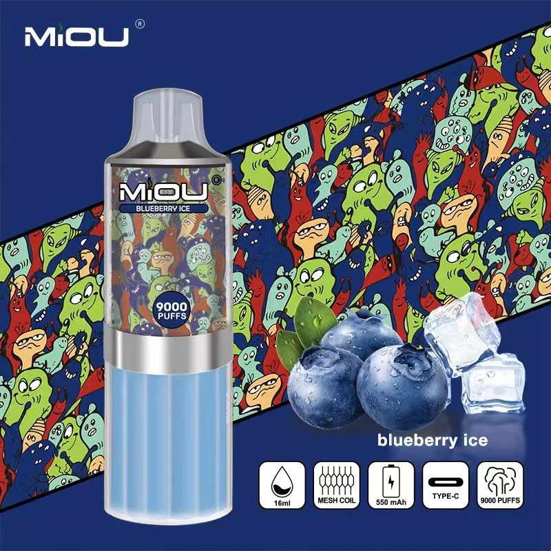 Factory Price 16ml Pre-Filled Disposable/Chargeable Vape Pen Miou 9000 Puffs