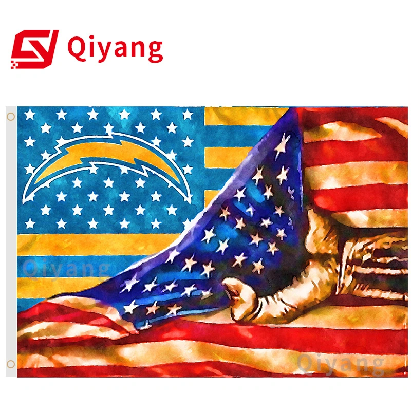 Custom Made 3X5 Polyester Single Sided Widely Used Hot Sale Rts 2022 NFL Custom Sport Football Team Flag Banner