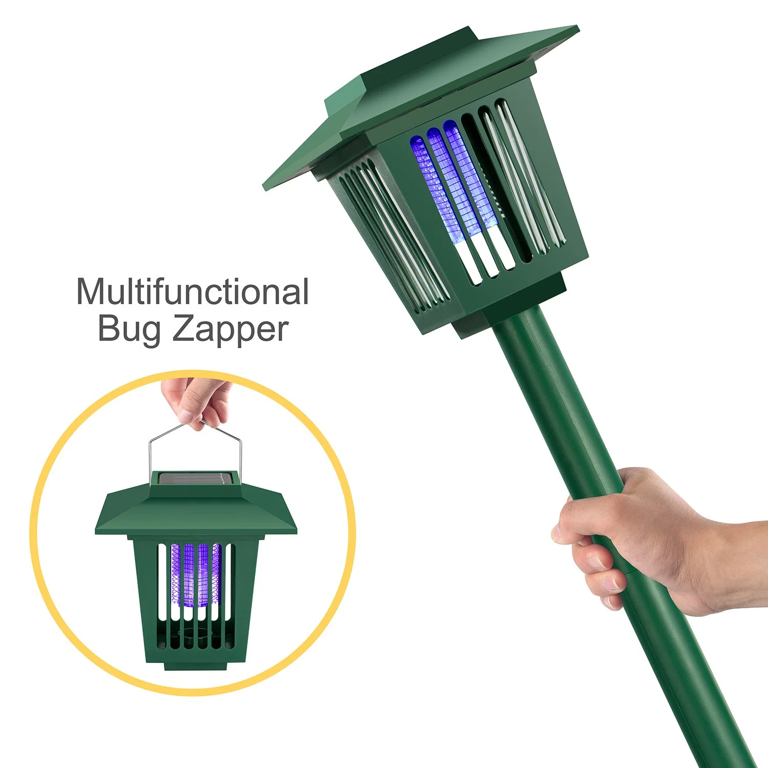 Los insectos electrónicas al aire libre Zapper Mosquito Bug Killer lámpara con luz UV