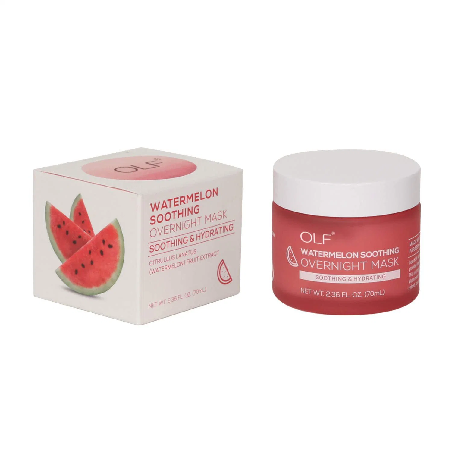 Watermelon Soothing Overnight Cream Sleep Hydrating Face Skin Care Mask