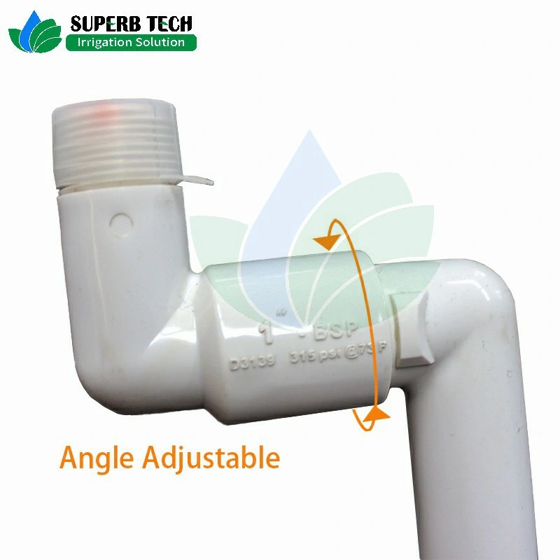 Rosca macho plástico Swing Joint para riego de jardín Pop up Rociador