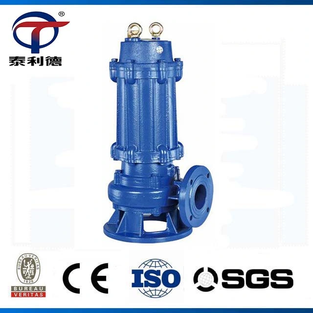 Non-Clog Waste Water Centrifugal Sewage Submersible Drainage Pump with Auto Coupling (WQ) , Deep Well Pump, Submerged Sump, Slurry Pump