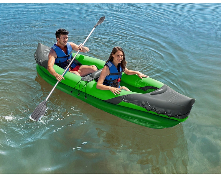 Water Sport Custom Durable PVC Kayak Canoes Foldable Boat Double Inflatable Kayak