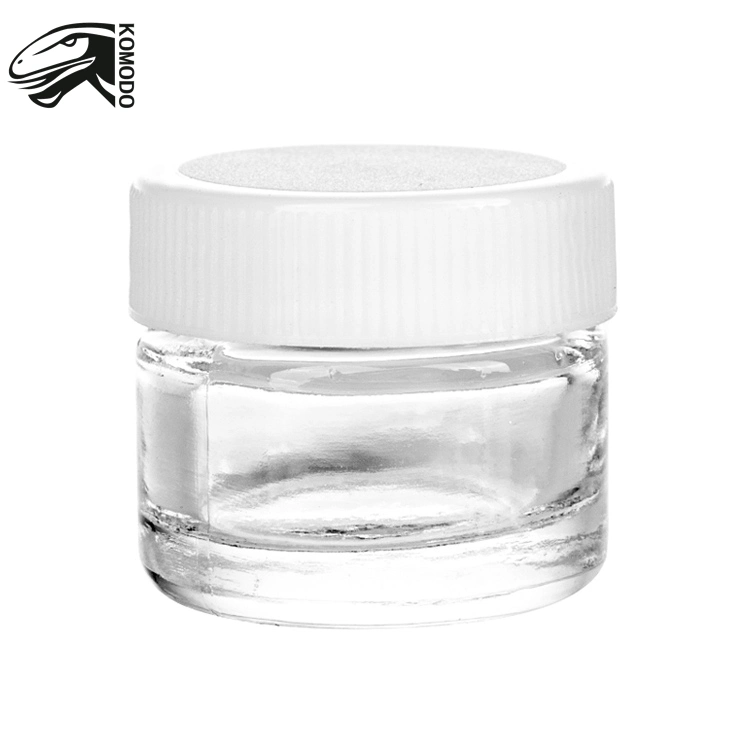 5ml Glass Jar Food Grade Non-Stick Tempered Glass Container Wax Empty