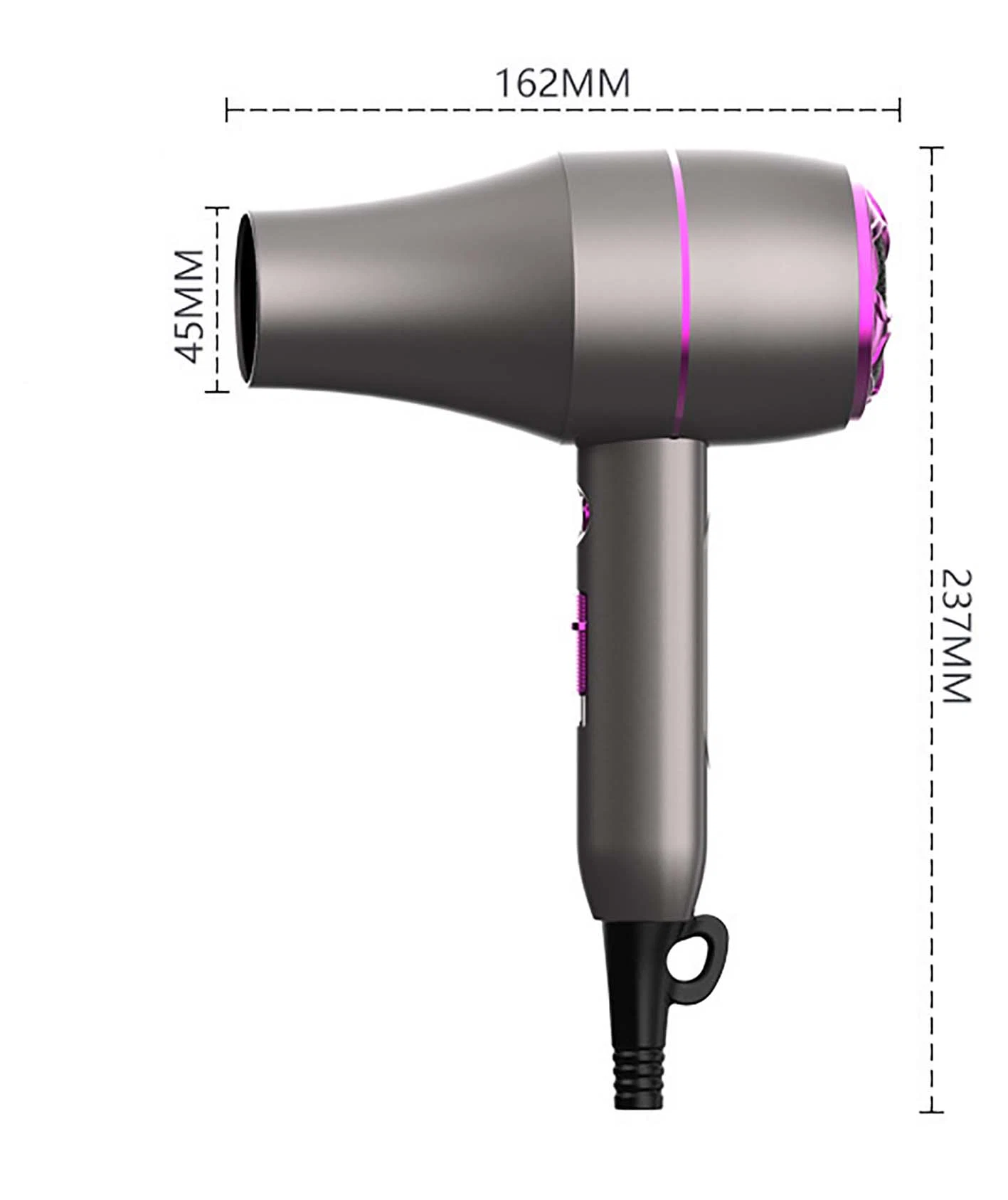 Constant Temperature Hair Care Without Damaging Hair Foldable Handle Travel Hair Dryer