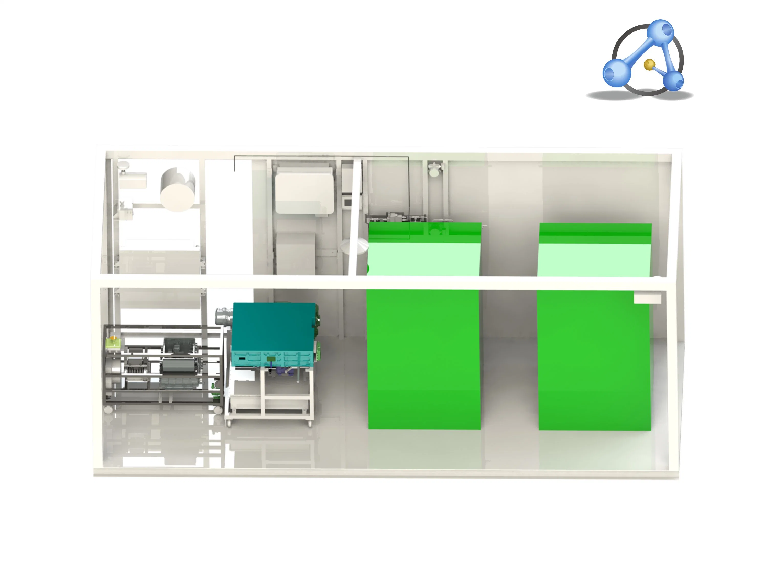 Distributed Power Station 100kw Fuel Cell Power Generation System