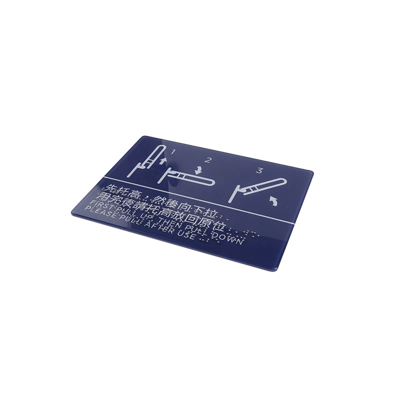 High quality/High cost performance  Custom Engraved Braille Signage