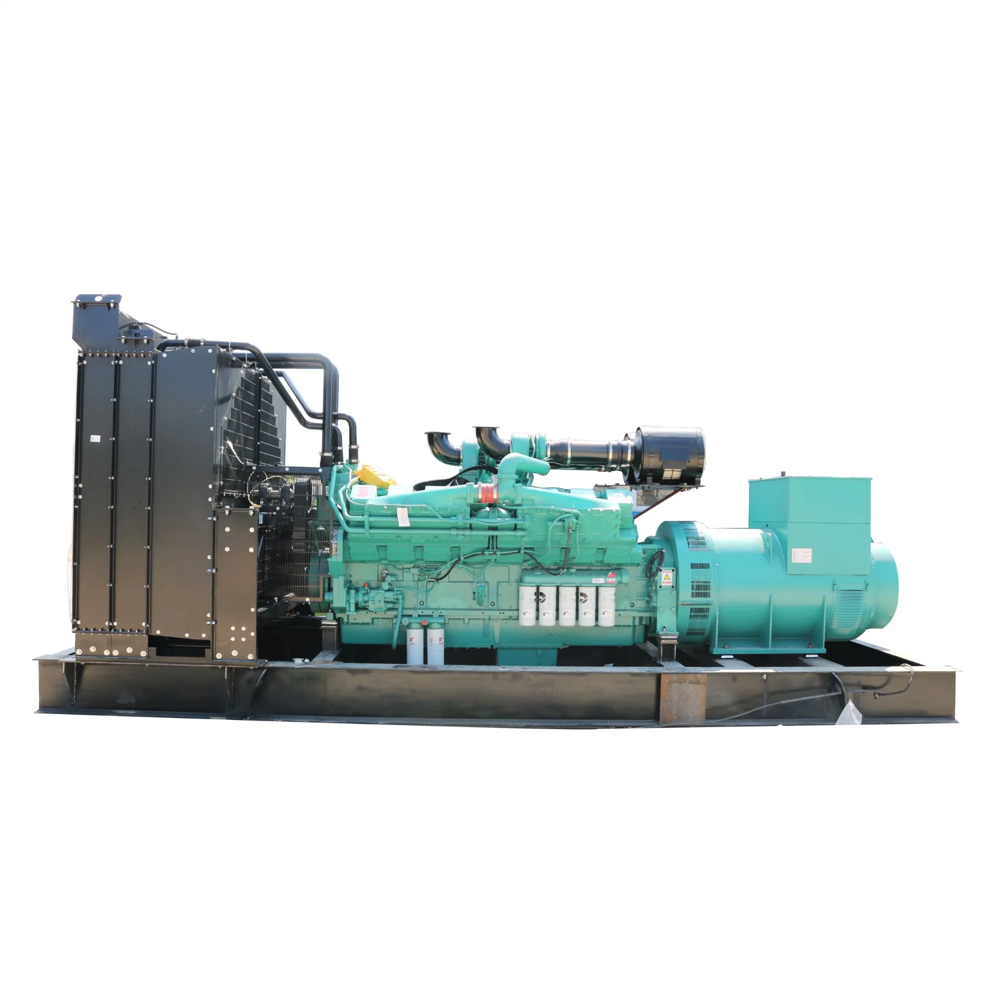 Color Customized Alternator 1200kw Cummins Power Diesel Generator