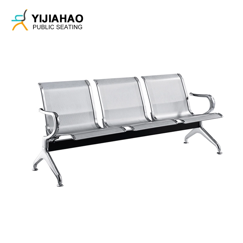 Manufacturer of Airport Hospital Waiting Room Chair Office Chairs Metal Seating Bench Public Furniture Garden Chair Outdoor Chair Steel Waiting Chair