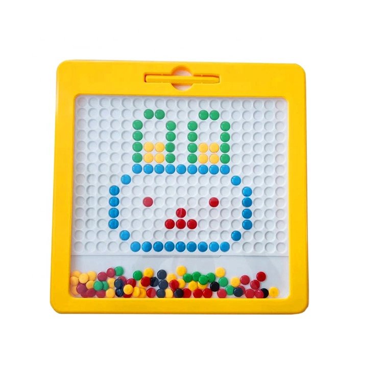 Juguetes educativos Colate magnético Colorful Cuentas ABS duradero dibujo puntos