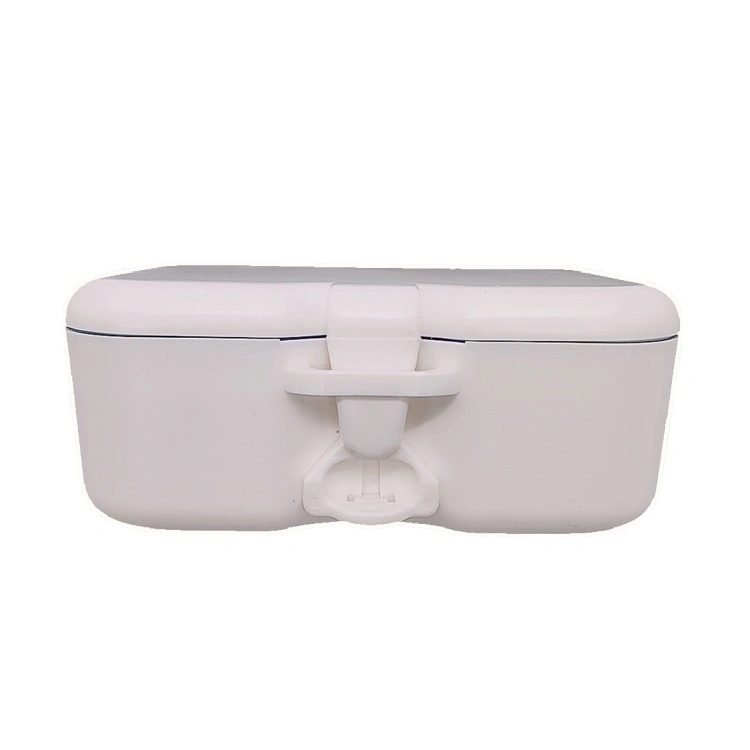 Large False Teeth Cleaning Box with Mirror Denture Container